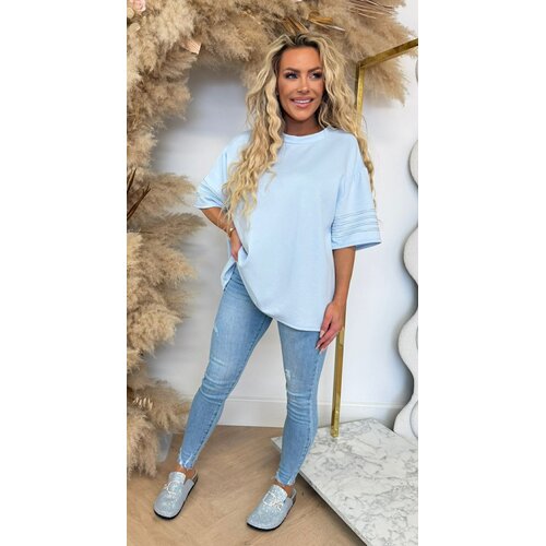 NAOMI GOLDY TEE ICEBLUE