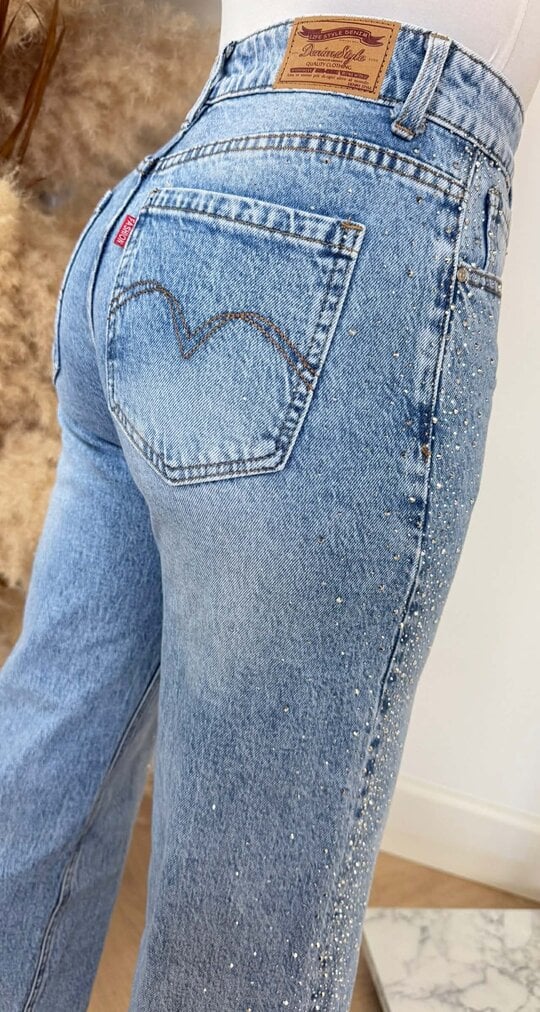 LEVI GLITTER WIDE LEG JEANS 66338 DENIMBLUE LEVI GLITTER WIDE LEG JEANS 66338 DENIMBLUE