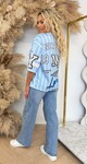 LOVE NY BASEBALL TEE ICEBLUE