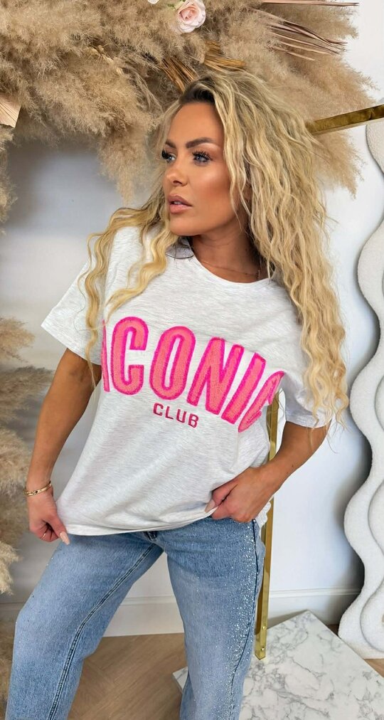 ICONIC CLUB TEE 8011516 GREY