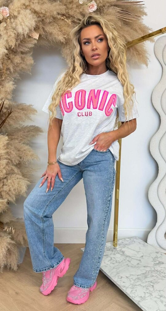 ICONIC CLUB TEE 8011516 GREY