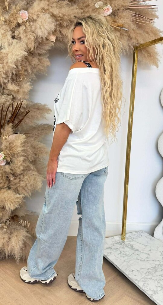 ANOUK LA LEOPARD 23 SHIRT OFFWHITE