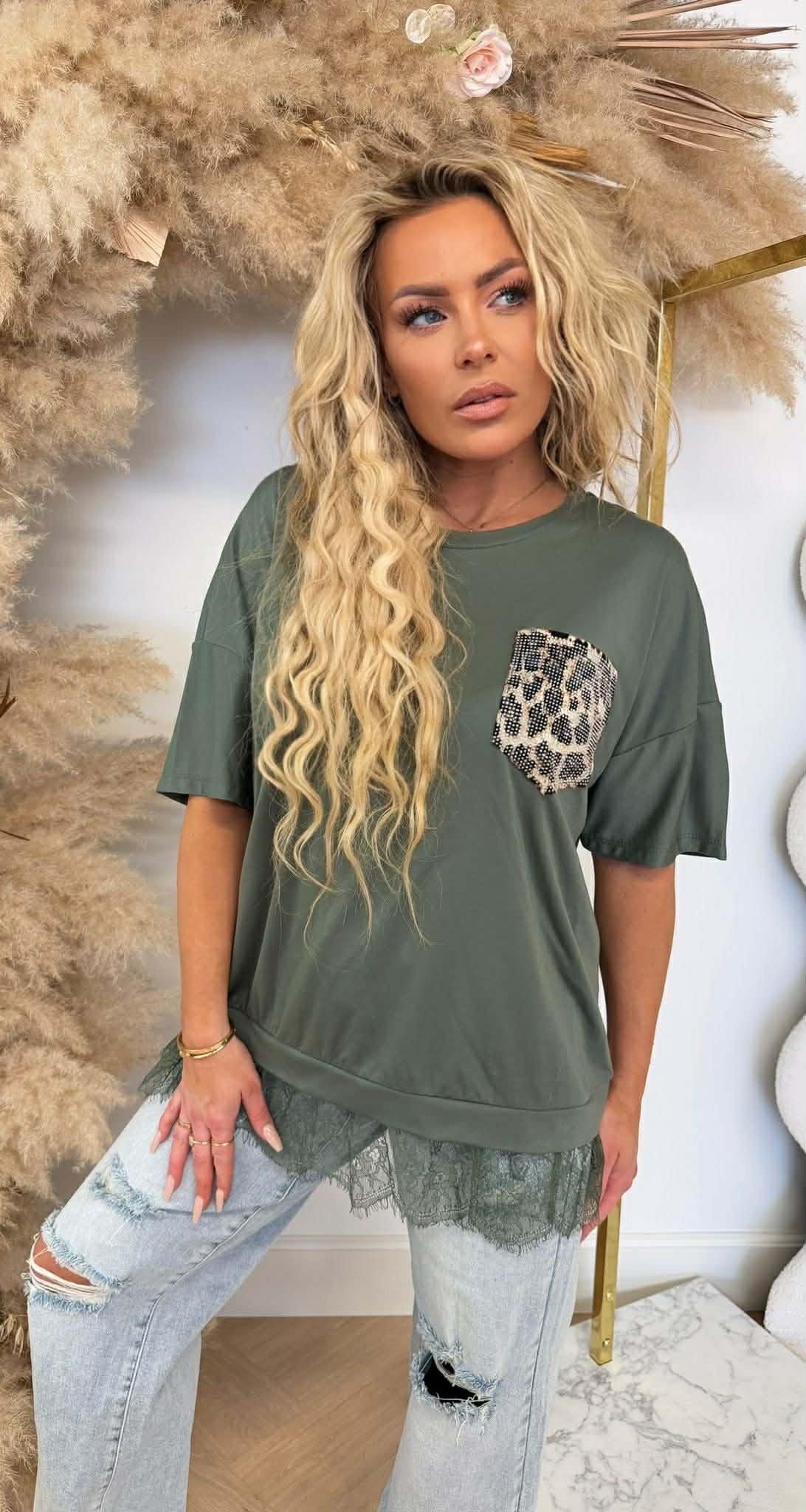 NOVA POCKET LACE SHIRT GREEN NOVA POCKET LACE SHIRT GREEN