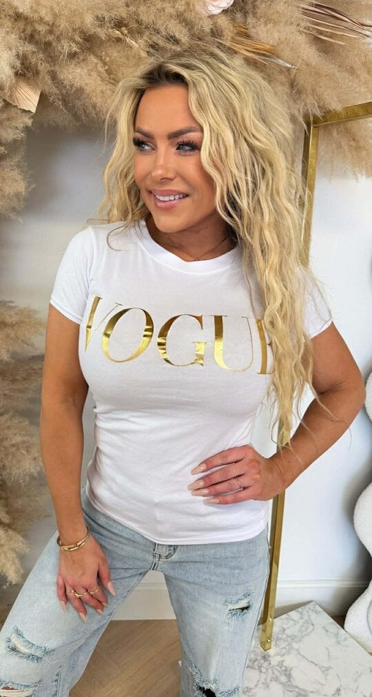 VOGUE BASIC TEE WHITE