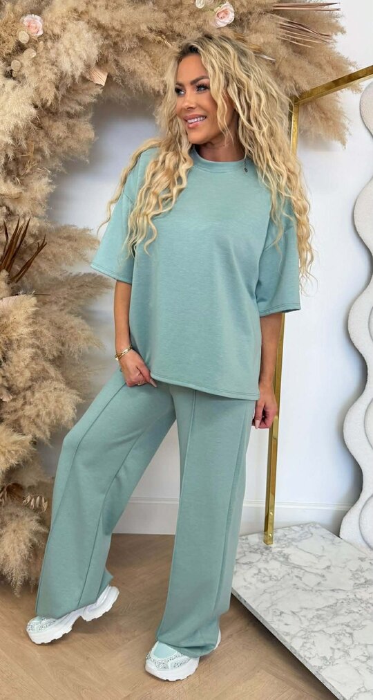 LUCA SPLIT 2 PIECE SET GREEN LUCA SPLIT 2 PIECE SET GREEN