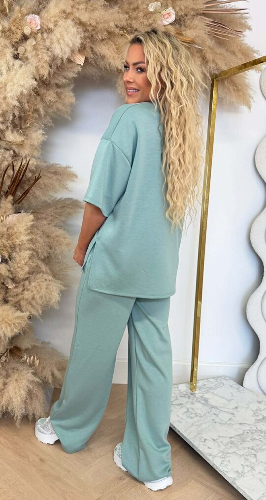 LUCA SPLIT 2 PIECE SET GREEN LUCA SPLIT 2 PIECE SET GREEN