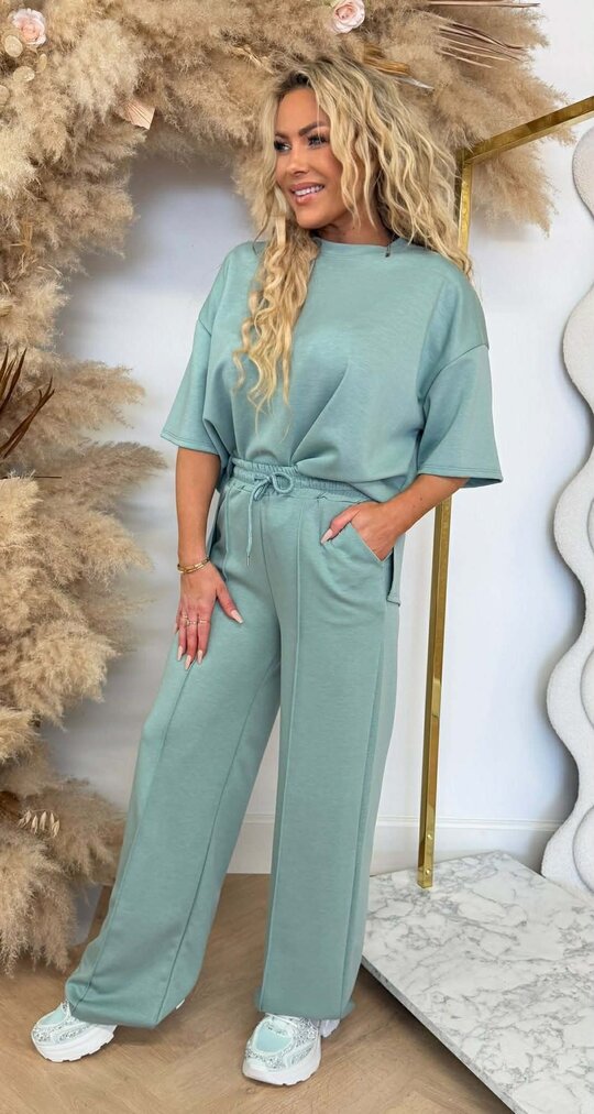 LUCA SPLIT 2 PIECE SET GREEN LUCA SPLIT 2 PIECE SET GREEN