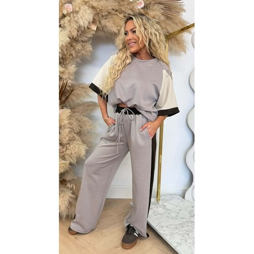 GIGI TWEEDELIGE SET TAUPE