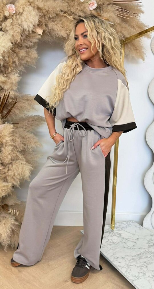 GIGI TWEEDELIGE SET TAUPE