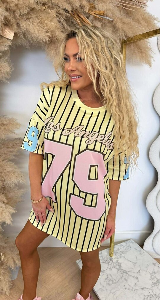 BASY LOS ANGELES LONG TEE YELLOW