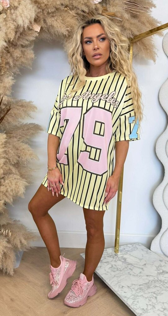 BASY LOS ANGELES DRESS YELLOW