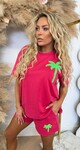 PALM SHORT SET FUCHSIA PALM SHORT SET FUCHSIA