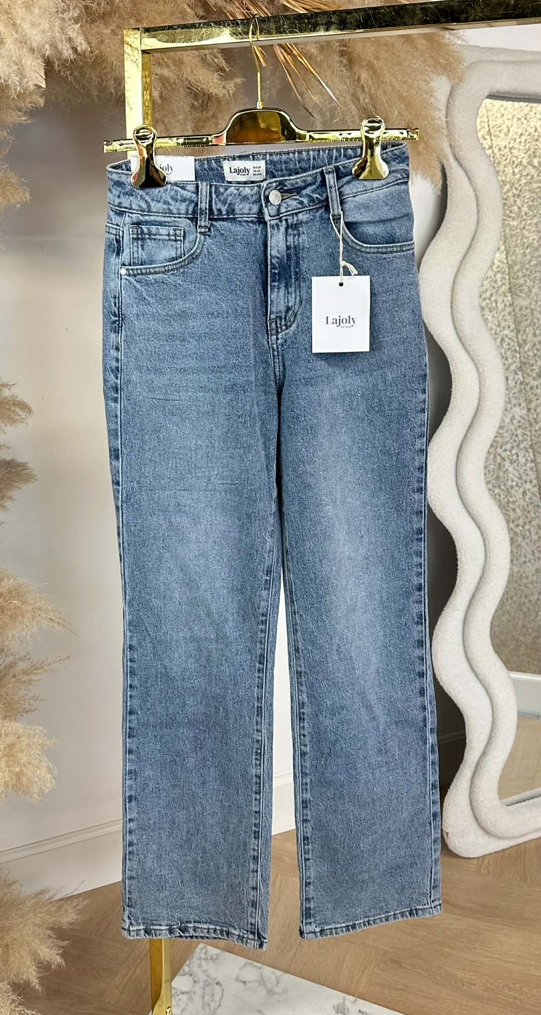 STRAIGHT FIT JEANS 0067-8 LIGHTDENIM