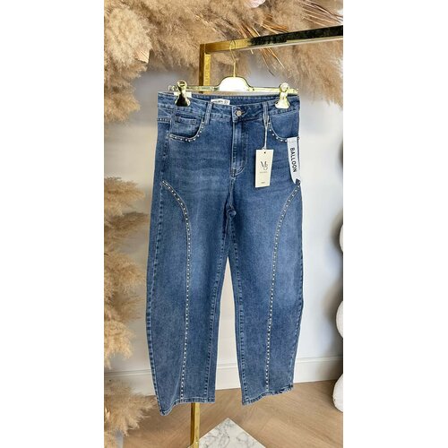 BALLOON STUDS JEANS G192 DARKBLUE