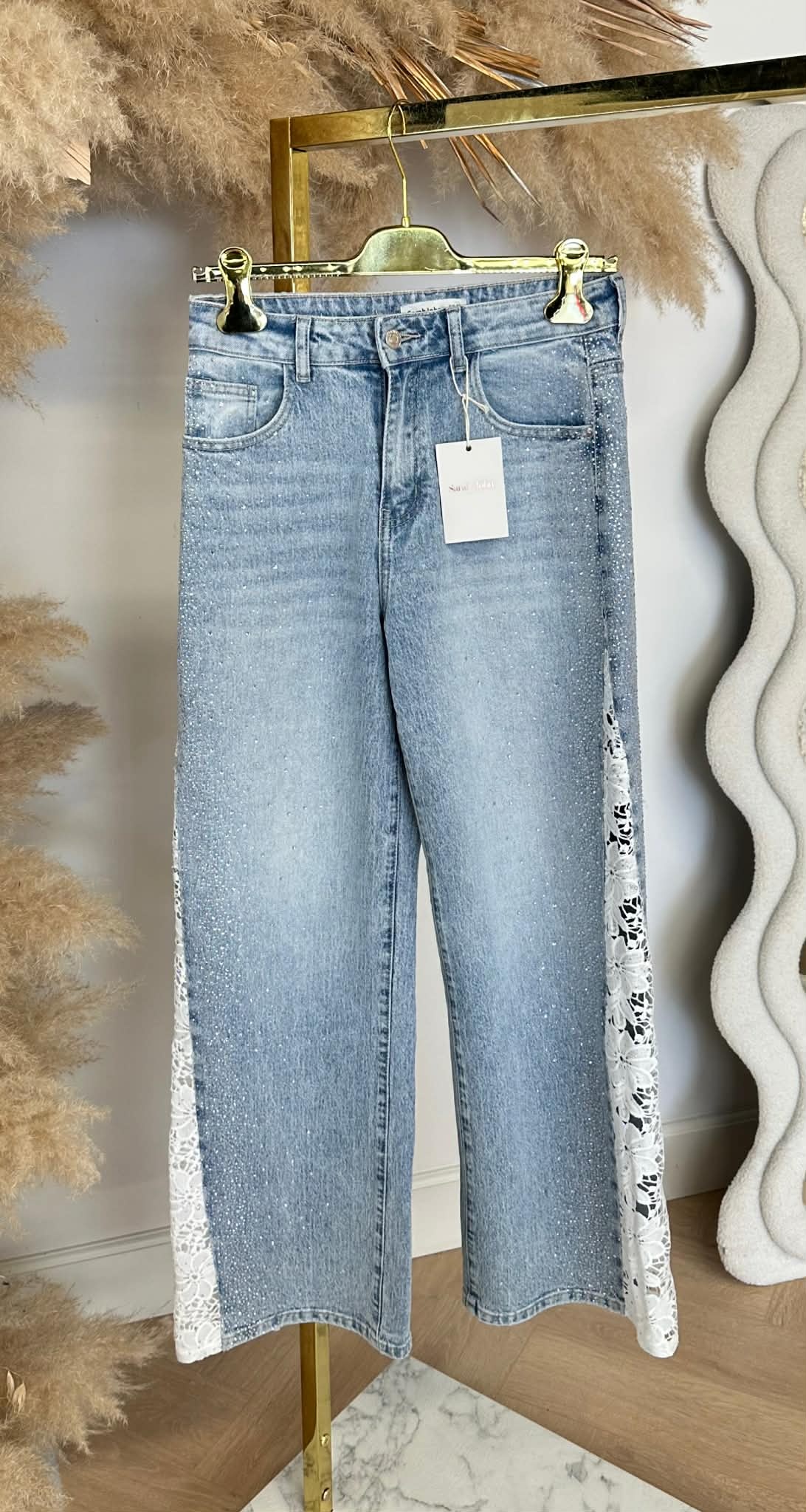 GLITZ LACE JEANS 1056 DENIMBLUE