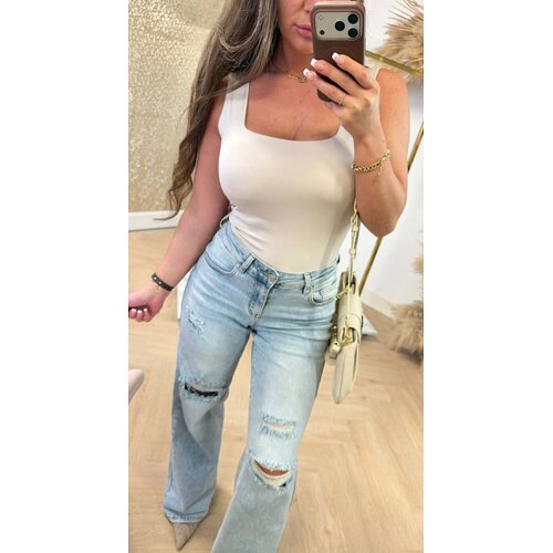 CECE BASIC TRAVEL TOP BEIGE