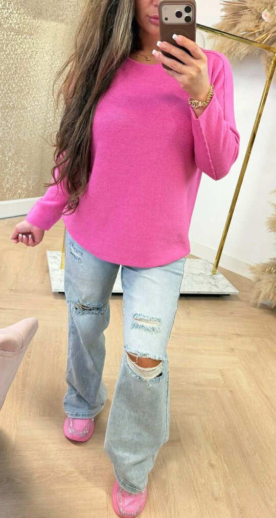 MINDY SOFT V TOP SWEETPINK