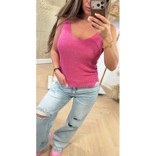 LUREX V TOP FUCHSIA