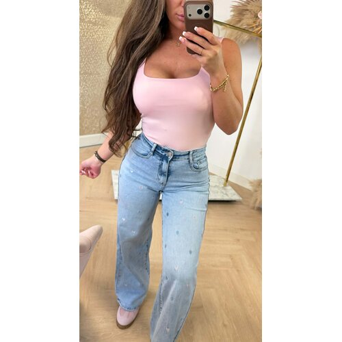 CECE BASIC TRAVEL TOP LIGHTPINK