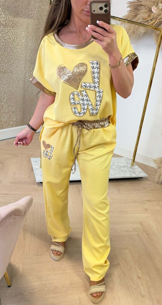 BRONS LOVE SET YELLOW