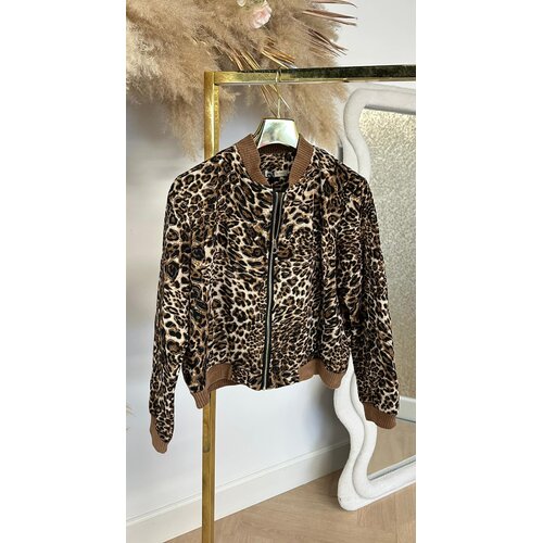 GLAM LEOPARD BOMBER