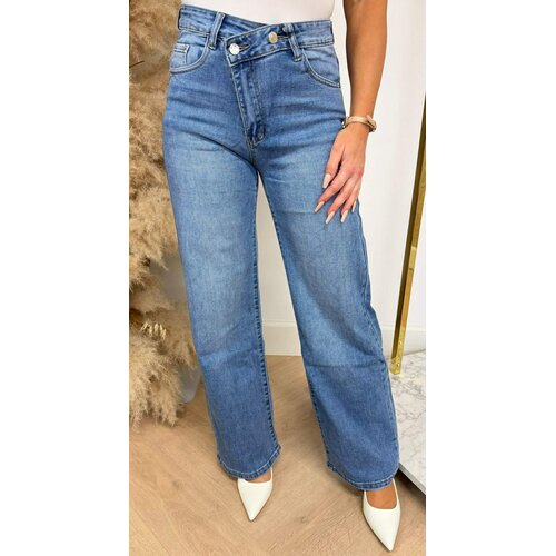FASHION WIDE LEG JEANS RJ101 DENIMBLUE