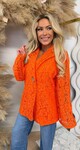 VAJEN LACE BLAZER ORANGE