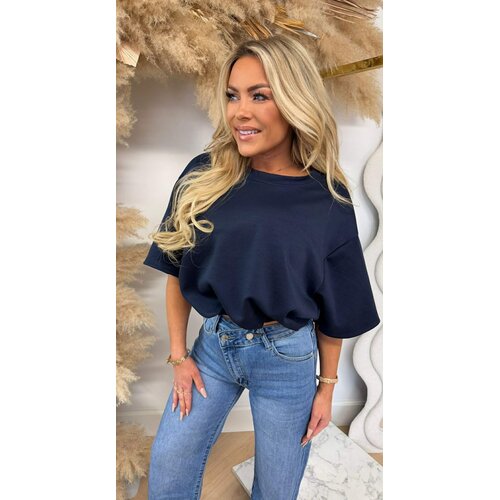MUSTY CROPPED TOP NAVY