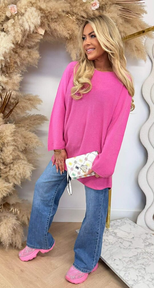 KIMMY SOFT LONG TOP SWEETPINK