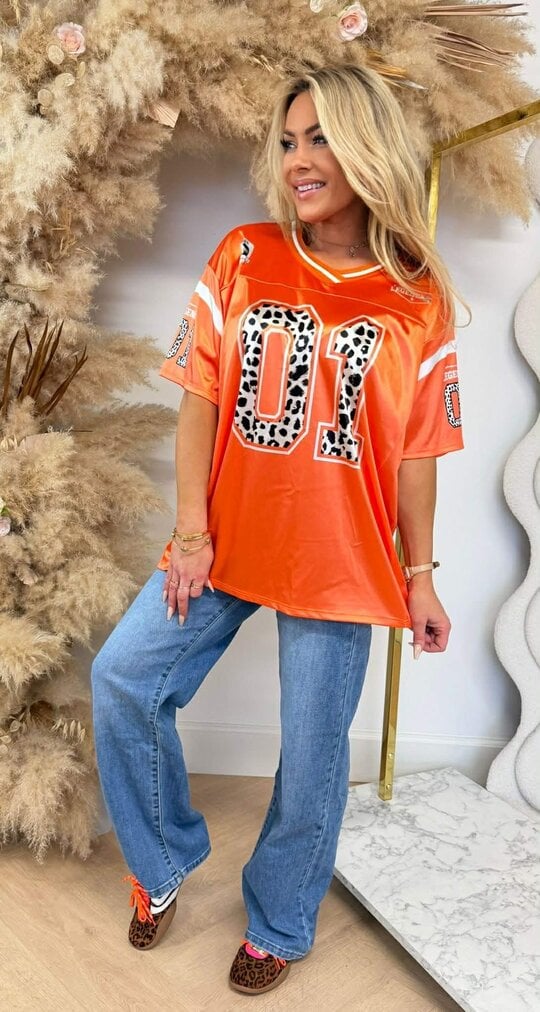 LEGENDARY 01 BASEBALL TEE ORANGE