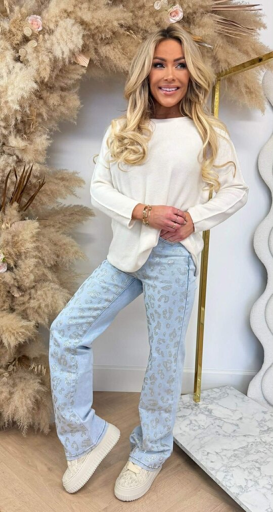 ROUND NECK TOP CREME