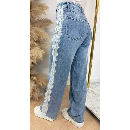 FESTIVAL LACE JEANS 0055-20 DENIMBLUE