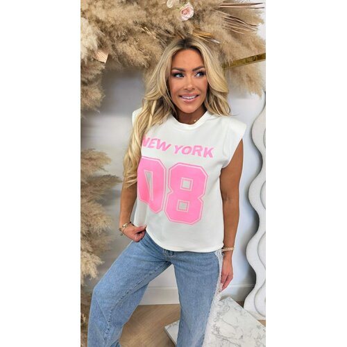 PADDED NY 08 TOP OFFWHITE