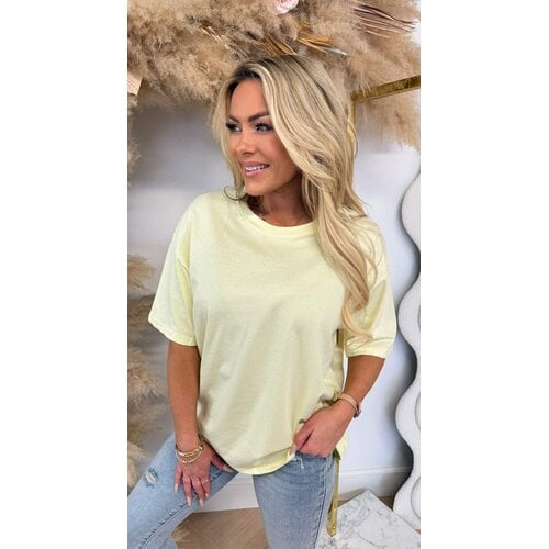 GLITTER SHIRT 69002 YELLOW GLITTER SHIRT 69002 YELLOW