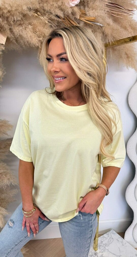 GLITTER SHIRT 6902 YELLOW