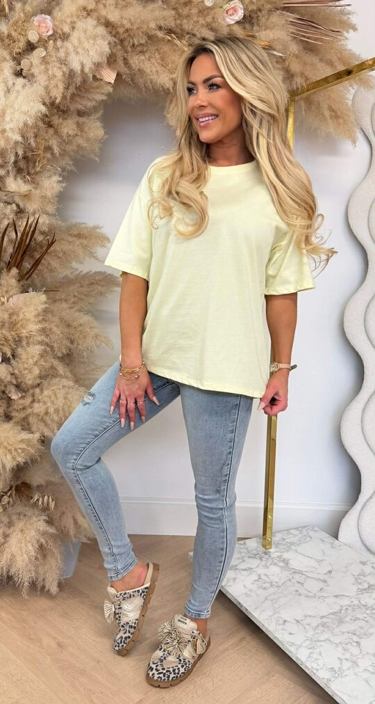 GLITTER SHIRT 6902 YELLOW