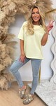GLITTER SHIRT 69002 YELLOW