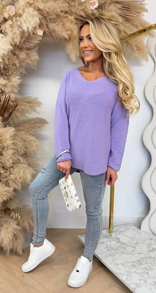 MINDY SOFT V TOP LILA