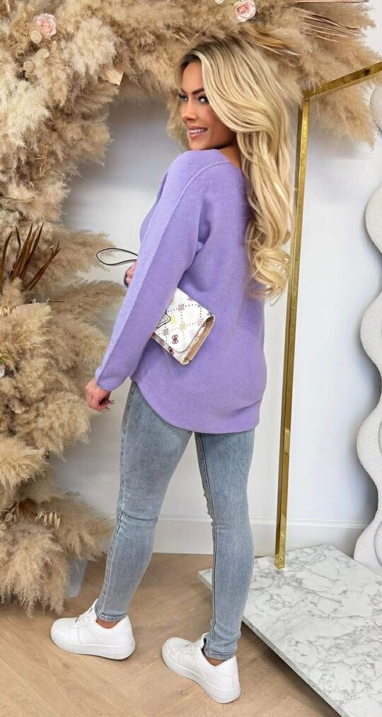 MINDY SOFT V TOP LILA