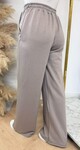MICHELLE SOFT STRAIGHT LEG PANTS TAUPE