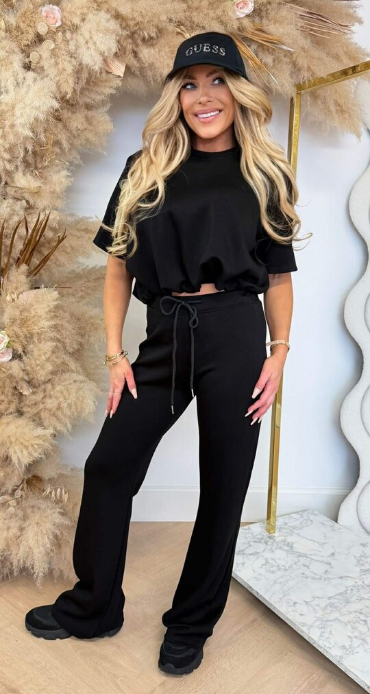 BESTSELLER MUSTY CROPPED SET BLACK