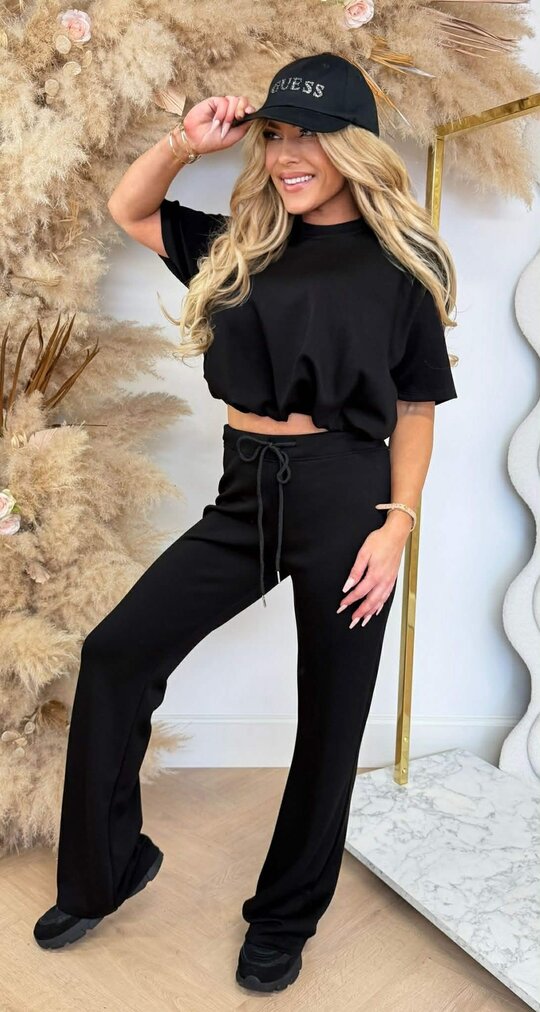 BESTSELLER MUSTY CROPPED SET BLACK