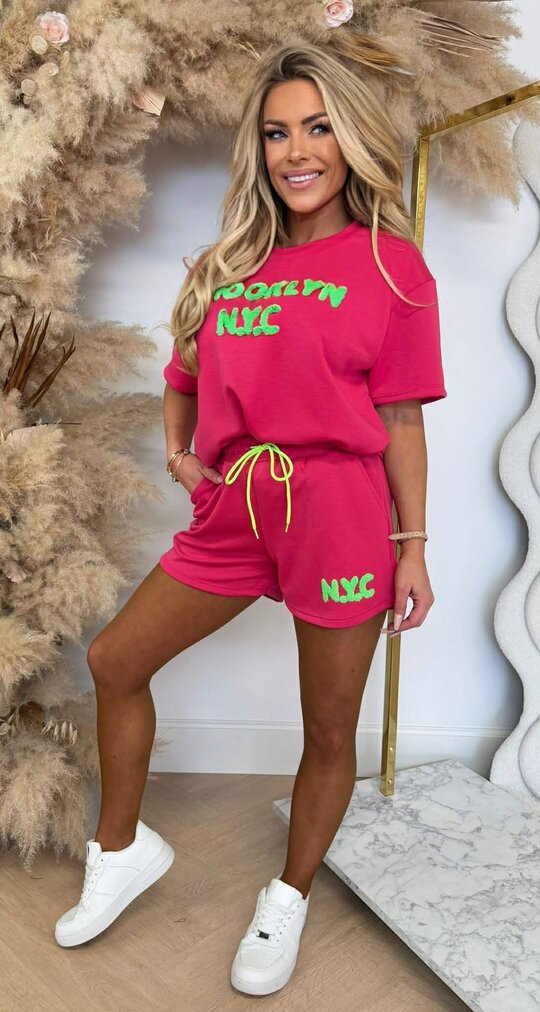 BROOKLYN NYC SET FUCHSIA