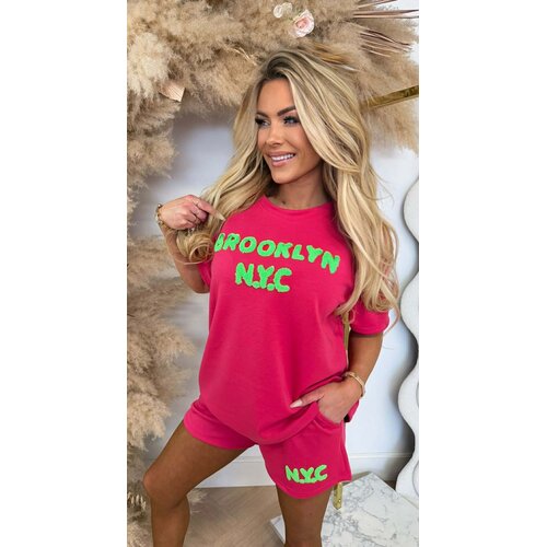 BROOKLYN NYC SET FUCHSIA