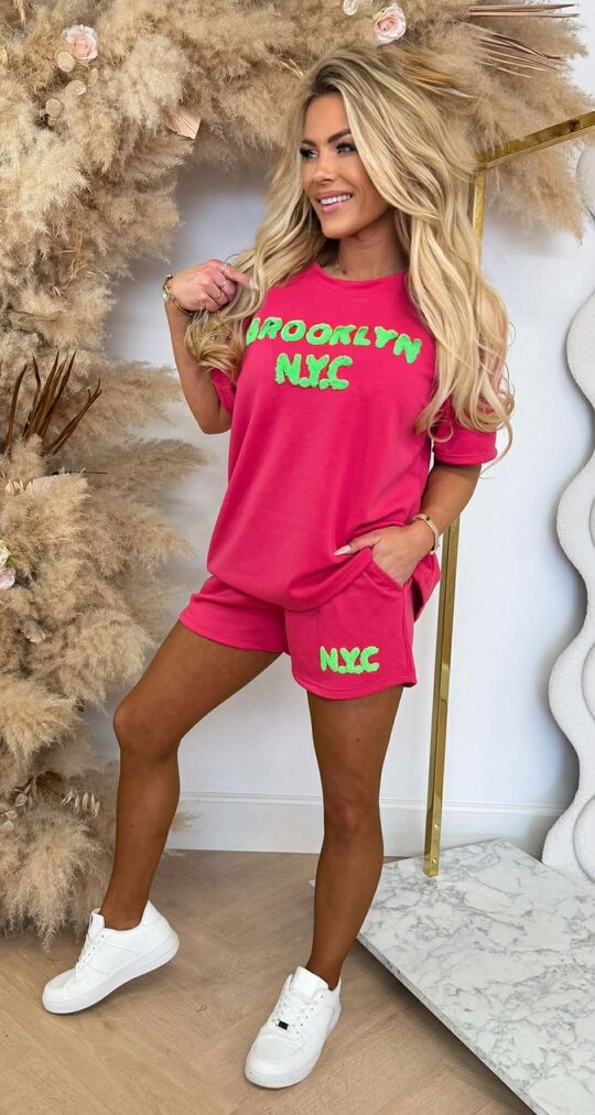 BROOKLYN NYC SET FUCHSIA