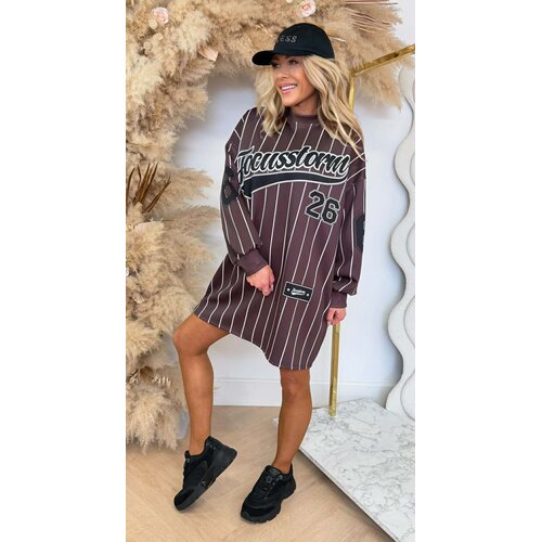 FOCUSSTORM DRESS CHOCO