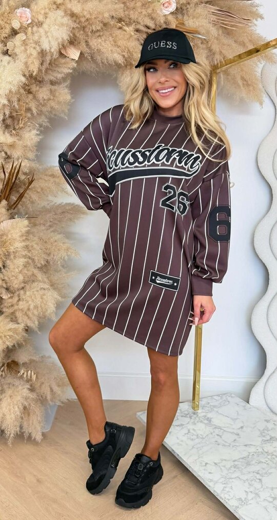 FOCUSSTORM DRESS CHOCO