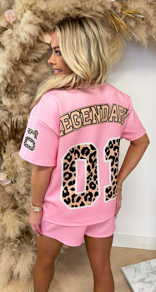 SPORTY LEGENDARY LEO SET PINK