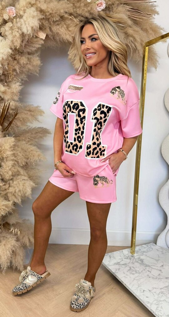 SPORTY LEGENDARY LEO SET PINK