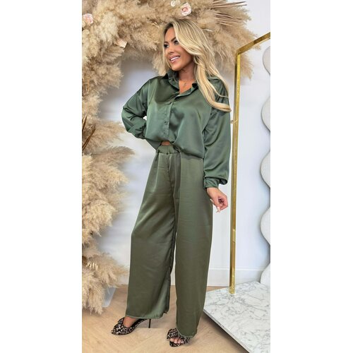 SILKY LUXE SET ARMYGREEN